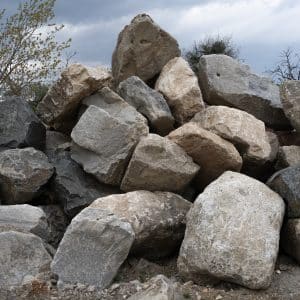 blocs d'enrochement à Lyon