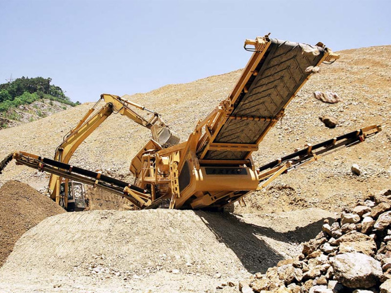 Scalpeur pour concassage de matériaux inertes sur site